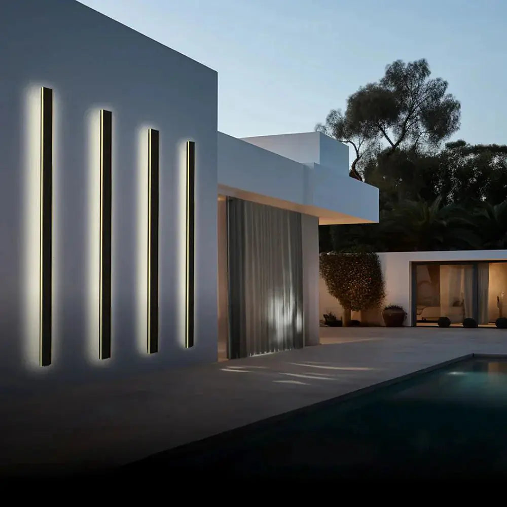 Silex Linear Outdoor Wall Lamp Silex