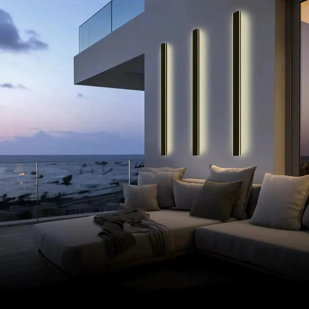 Silex Linear Outdoor Wall Lamp Silex