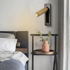 Arisha Modern Rotatable Bedside Sconce, Cylindrical/Square Arisha