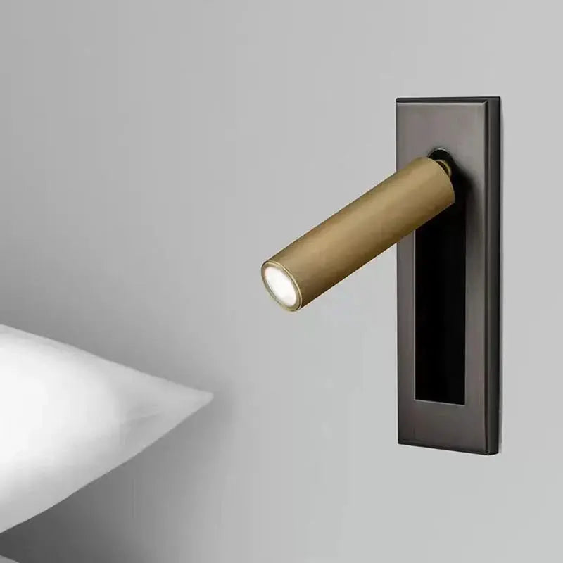 Arisha Modern Rotatable Bedside Sconce, Cylindrical/Square Arisha