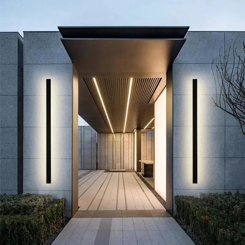 Silex Linear Outdoor Wall Lamp Silex