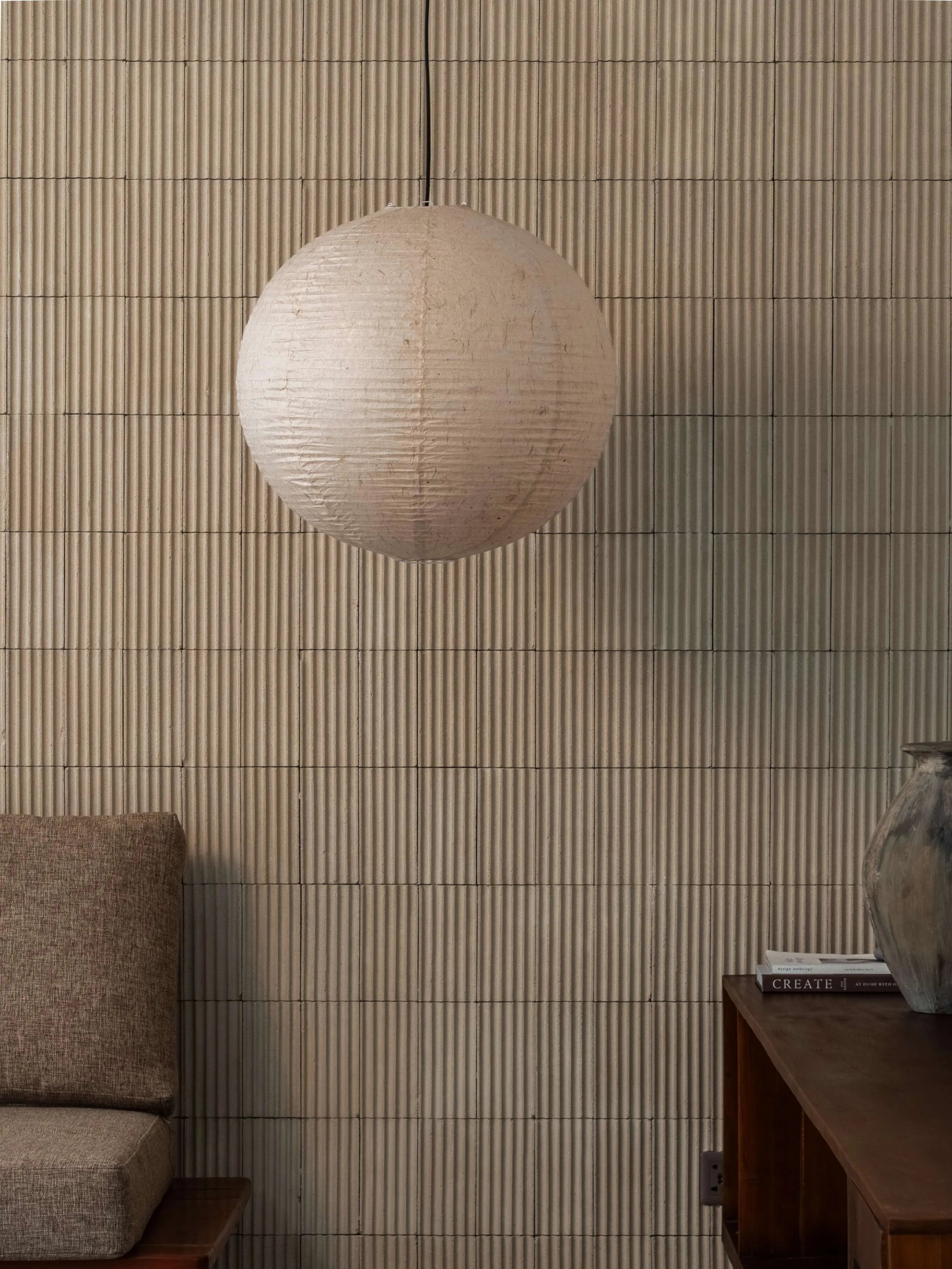 IKIN Pendant B1 | Natural Mulberry Paper | Round Shape - Multiple Sizes Blossholm