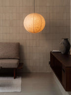 IKIN Pendant B1 | Natural Mulberry Paper | Round Shape - Multiple Sizes Blossholm