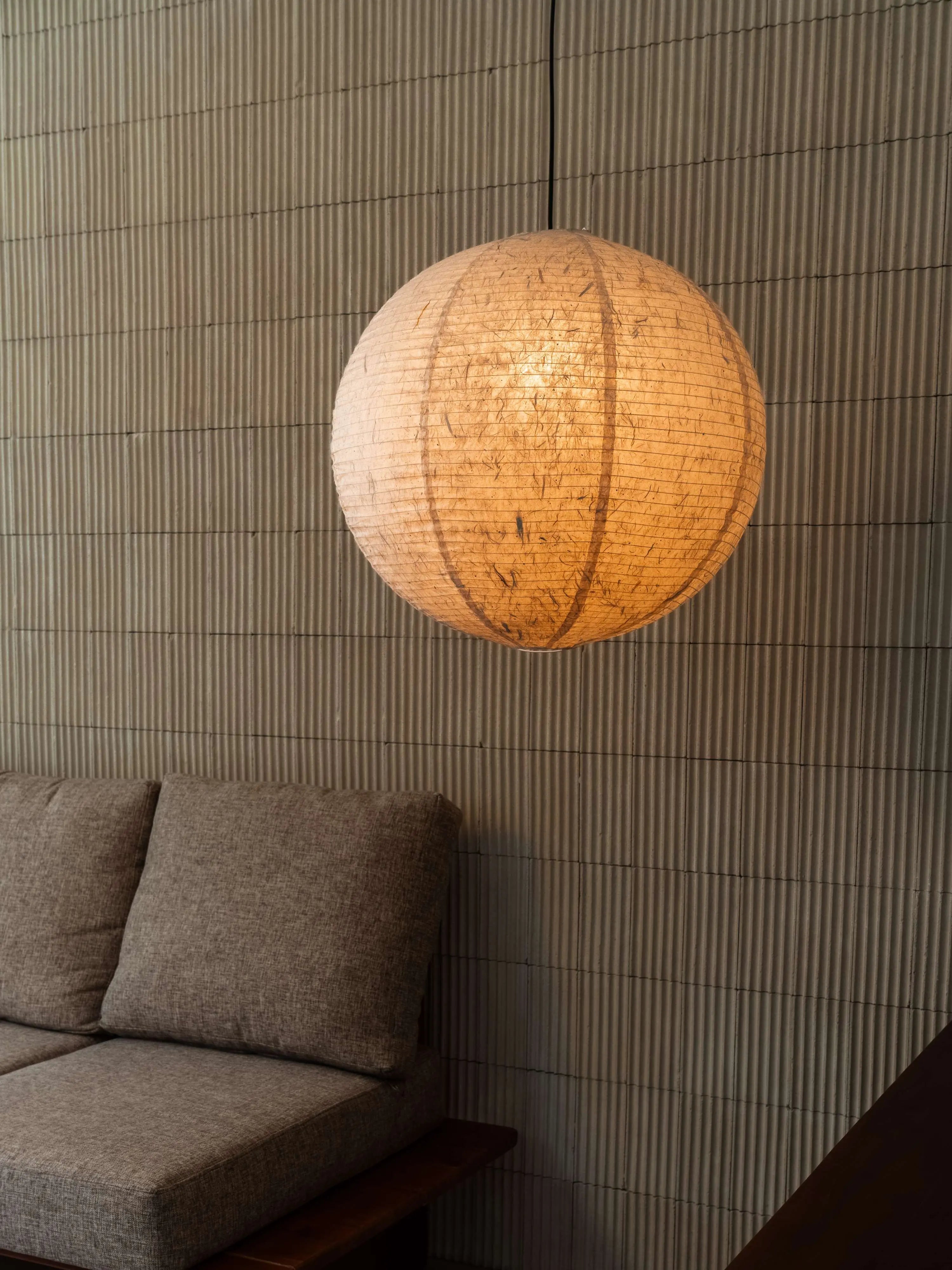 IKIN Pendant B1 | Natural Mulberry Paper | Round Shape - Multiple Sizes Blossholm