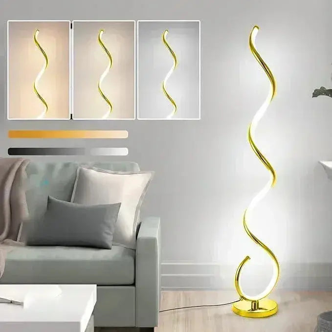 Twisted Dimmable LED Floor Lamp HOCC