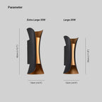 Noxel Curved Outdoor Wall Mounted Led Lamp Noxel