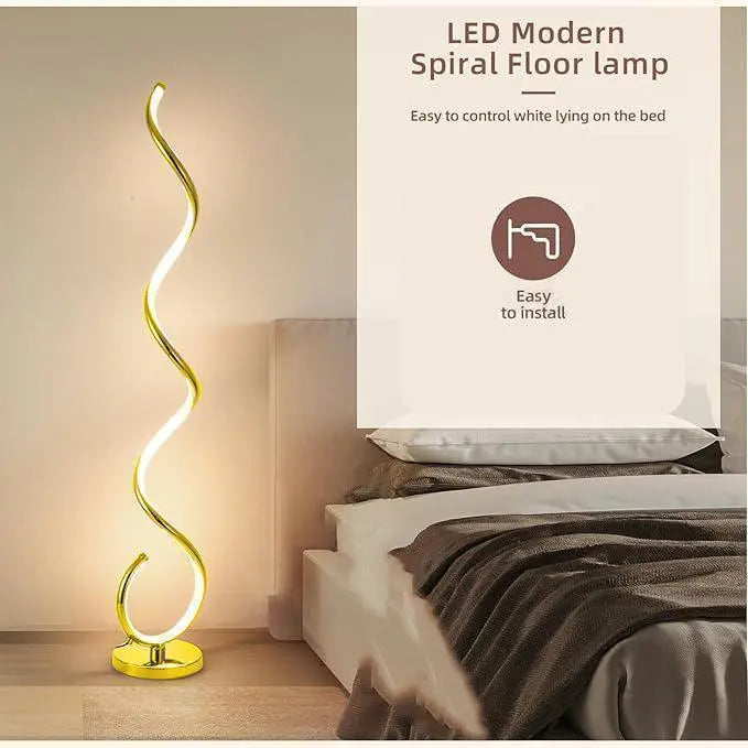 Twisted Dimmable LED Floor Lamp HOCC