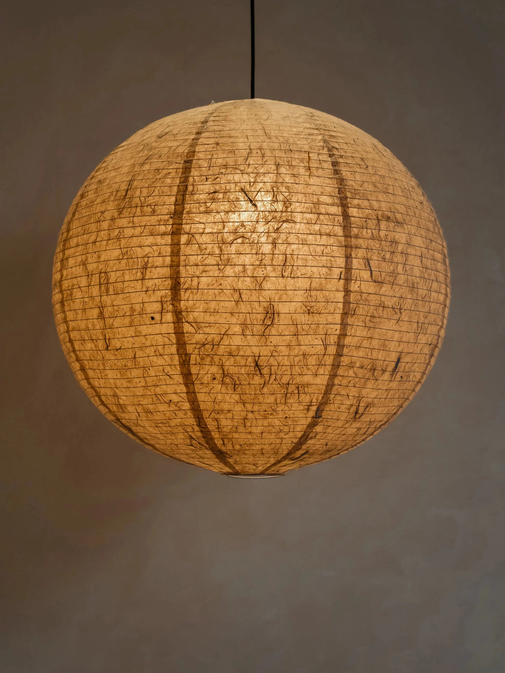 IKIN Pendant B1 | Natural Mulberry Paper | Round Shape - Multiple Sizes Blossholm
