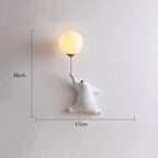 Bear Balloon Wall Reading Lamp Bear Balloon