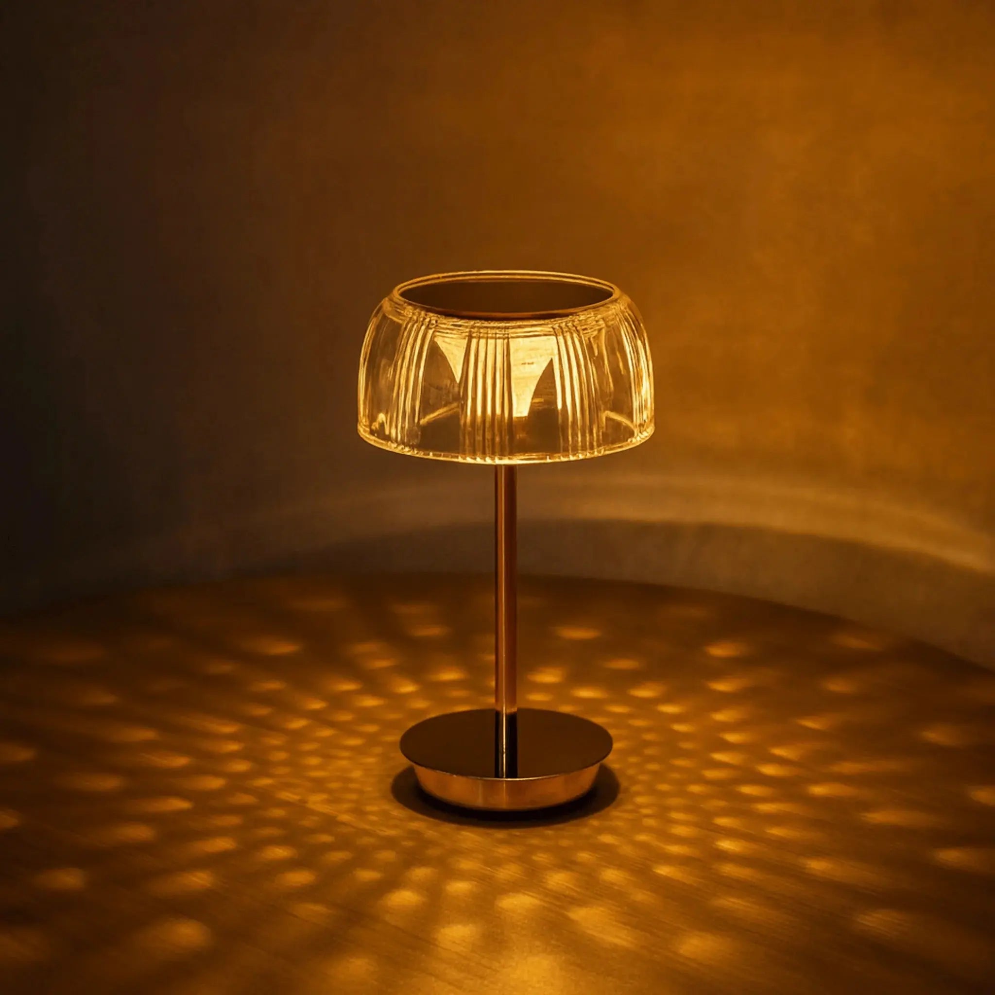 Lunara Jellyfish LED Table Lamp â€“ Rechargeable Baskoraa.com