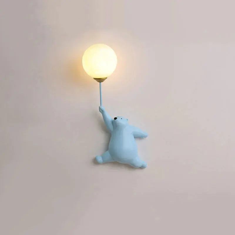 Bear Balloon Wall Reading Lamp Bear Balloon