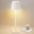 Cordless Battery Operated  Table Lamp Night Lamp White HOCC