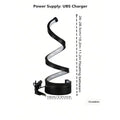 Modern USB Spiral LED Desk Lamp - Adjustable Flexible Lighting for Home Office & Study Michan Direct