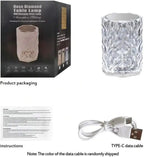 Crystal Touch Table Lamp LED Night Light HOCC