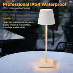 Cordless Battery Operated  Table Lamp Night Lamp White HOCC