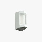 Marve Nordic Up Down Outdoor Wall Lamp, White/Black Marve