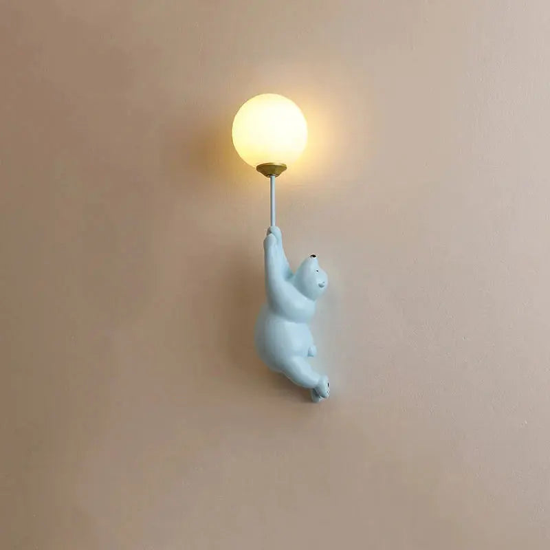 Bear Balloon Wall Reading Lamp Bear Balloon