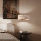 Ithaca Travertine LED Pendant Light Baskoraa.com