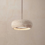 Ithaca Travertine LED Pendant Light Baskoraa.com