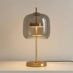 Aurelia Stained Glass Table Lamp â€“ Gold Iron Base Baskoraa.com