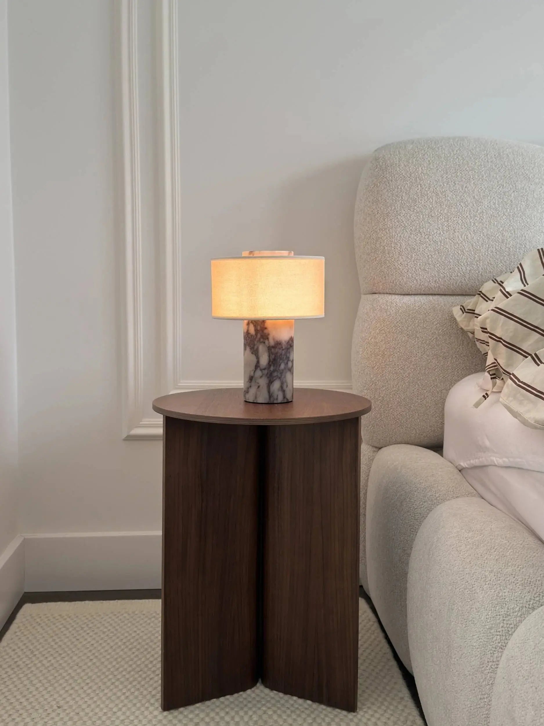 AurÃ­e Portable Lamp | Calacatta Viola Blossholm