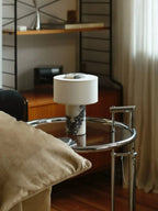 AurÃ­e Portable Lamp | Calacatta Viola Blossholm