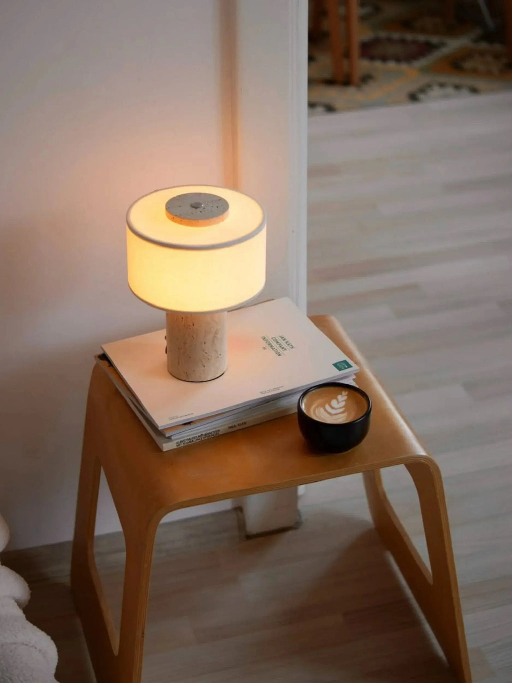 AurÃ­e Portable Lamp | Travertine Blossholm