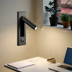 Arisha Modern Rotatable Bedside Sconce, Cylindrical/Square Arisha