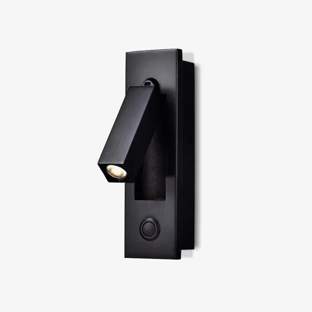 Arisha Modern Rotatable Bedside Sconce, Cylindrical/Square Arisha