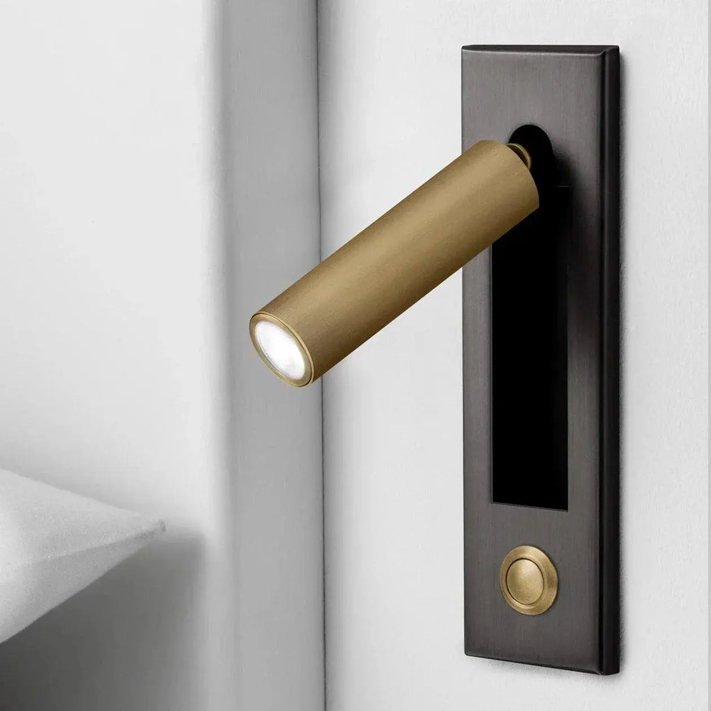 Arisha Modern Rotatable Bedside Sconce, Cylindrical/Square Arisha