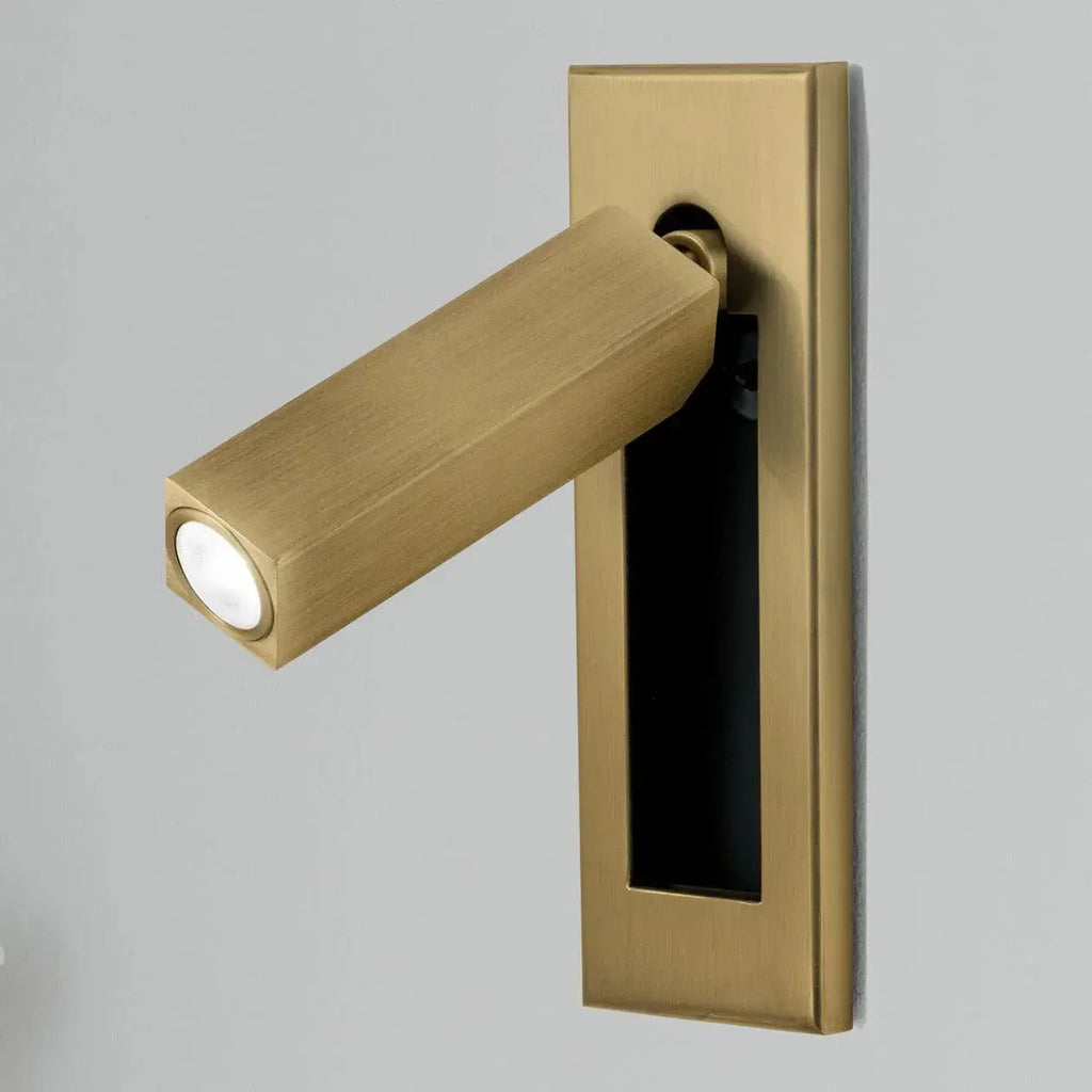 Arisha Modern Rotatable Bedside Sconce, Cylindrical/Square Arisha