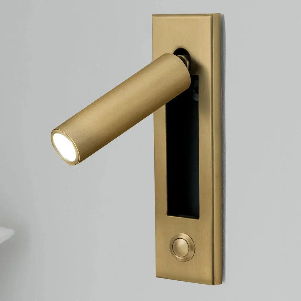 Arisha Modern Rotatable Bedside Sconce, Cylindrical/Square Arisha