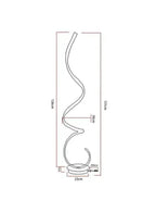 Twisted Dimmable LED Floor Lamp HOCC