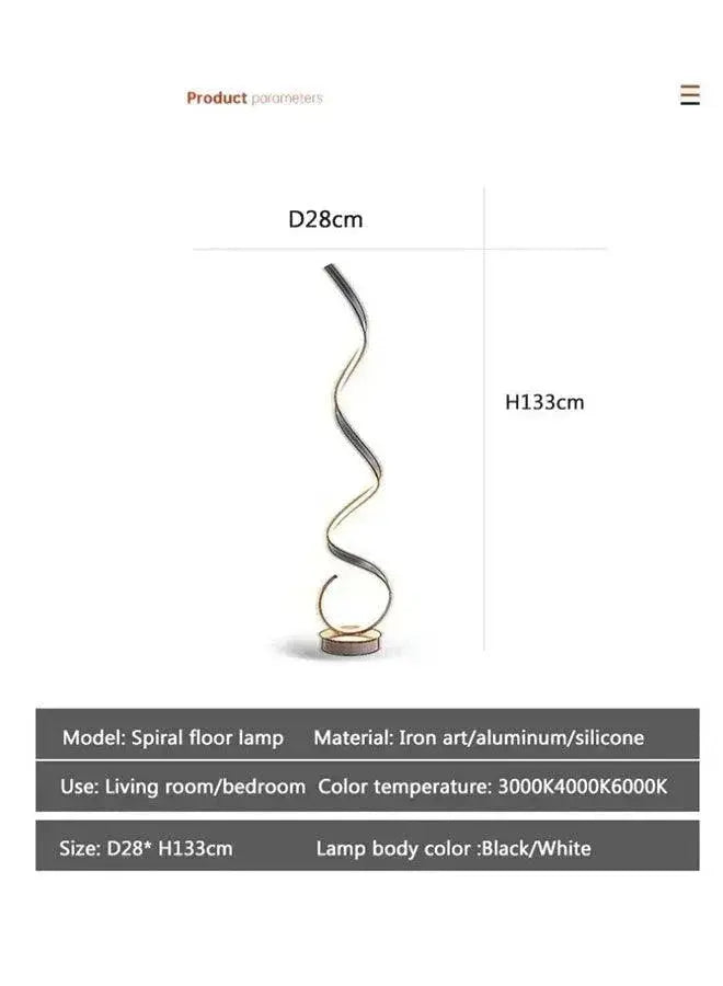 Twisted Dimmable LED Floor Lamp HOCC