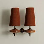 Nydorisra Vintage Antique Brass Wall Lamp Radilum