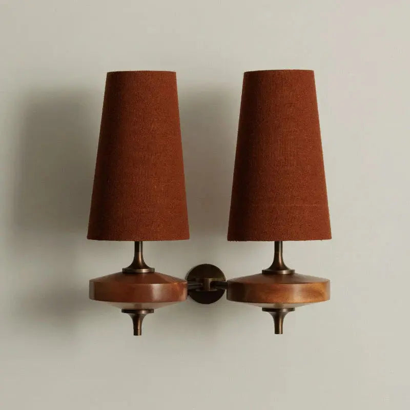 Nydorisra Vintage Antique Brass Wall Lamp Radilum