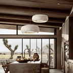 Ithaca Travertine LED Pendant Light Baskoraa.com