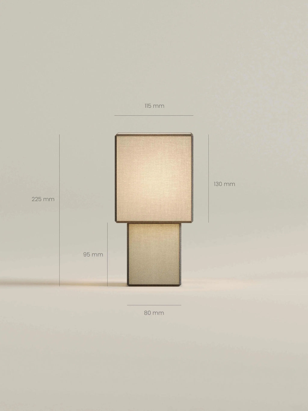 Forma Portable Lamp | Linen Blossholm