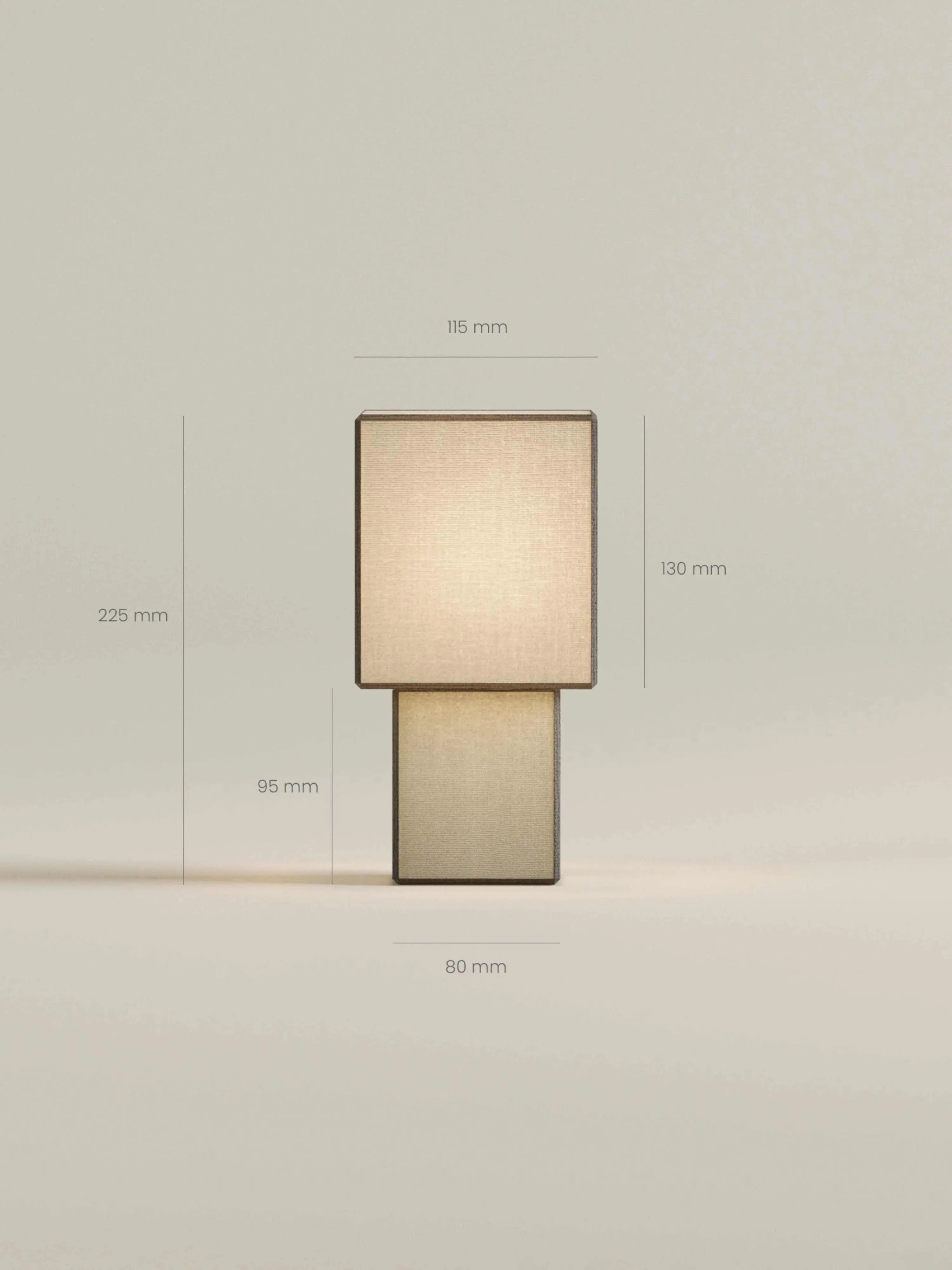 Forma Portable Lamp | Linen Blossholm