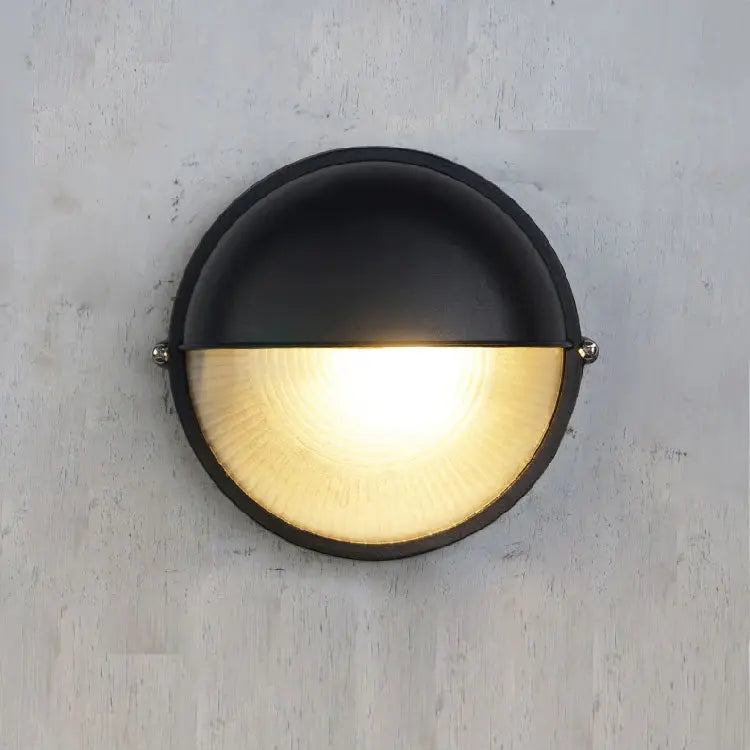 Olcarila Vintage Outdoor Glass Sconce Wall Lamp Radilum