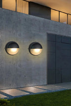 Olcarila Vintage Outdoor Glass Sconce Wall Lamp Radilum