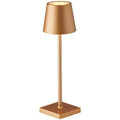 Cordless Battery Operated  Table Lamp Night Lamp Golden HOCC