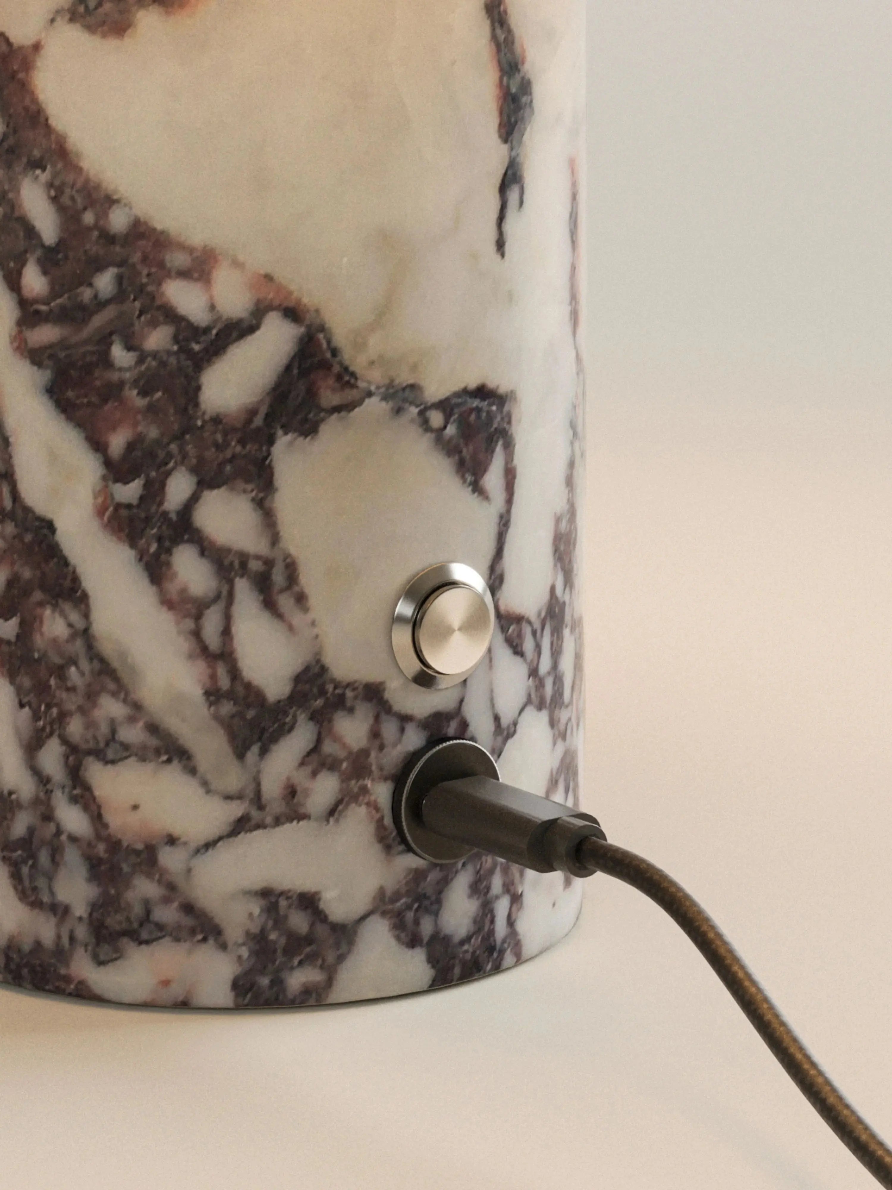 AurÃ­e Portable Lamp | Calacatta Viola Blossholm