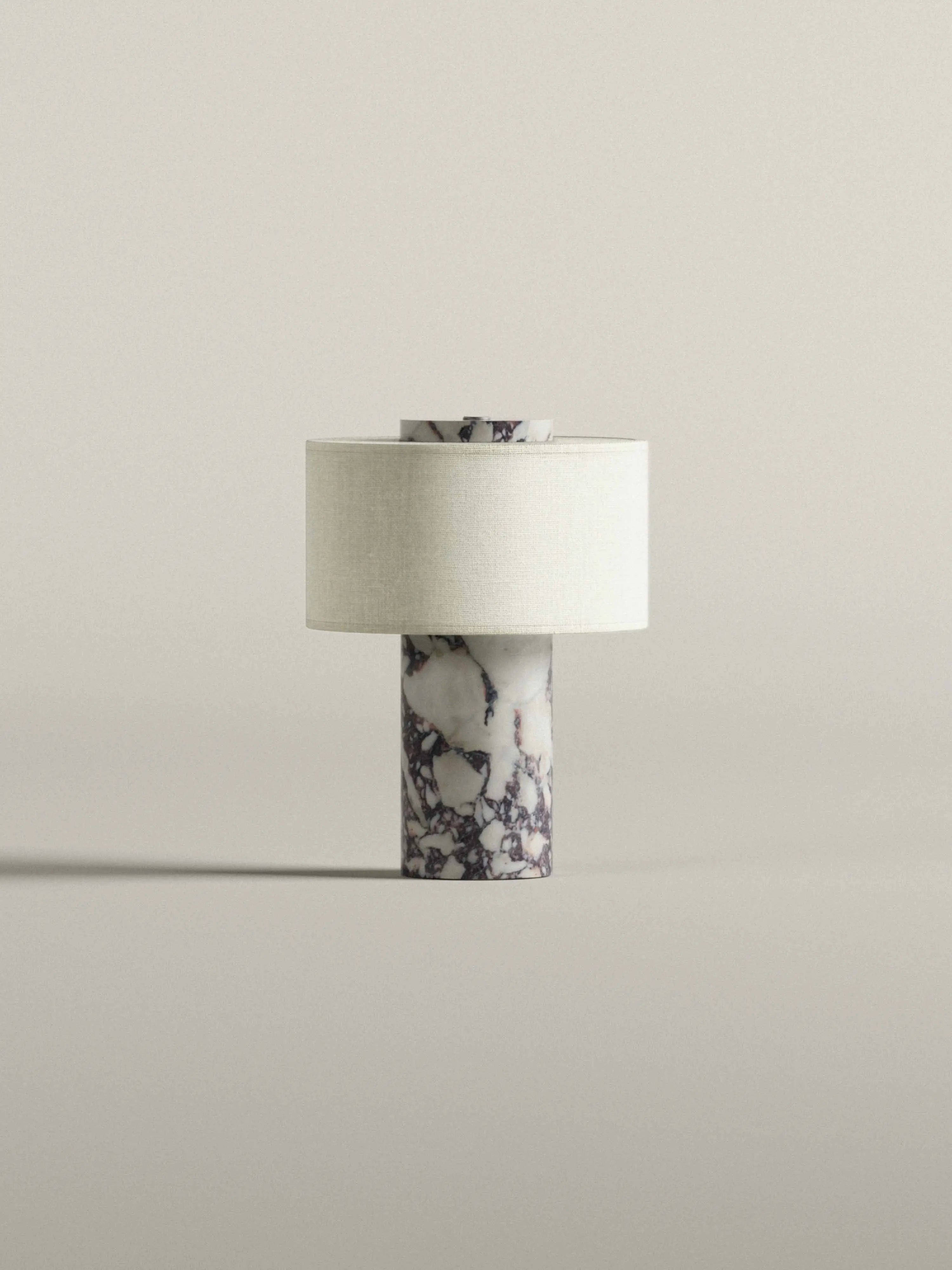 AurÃ­e Portable Lamp | Calacatta Viola Blossholm