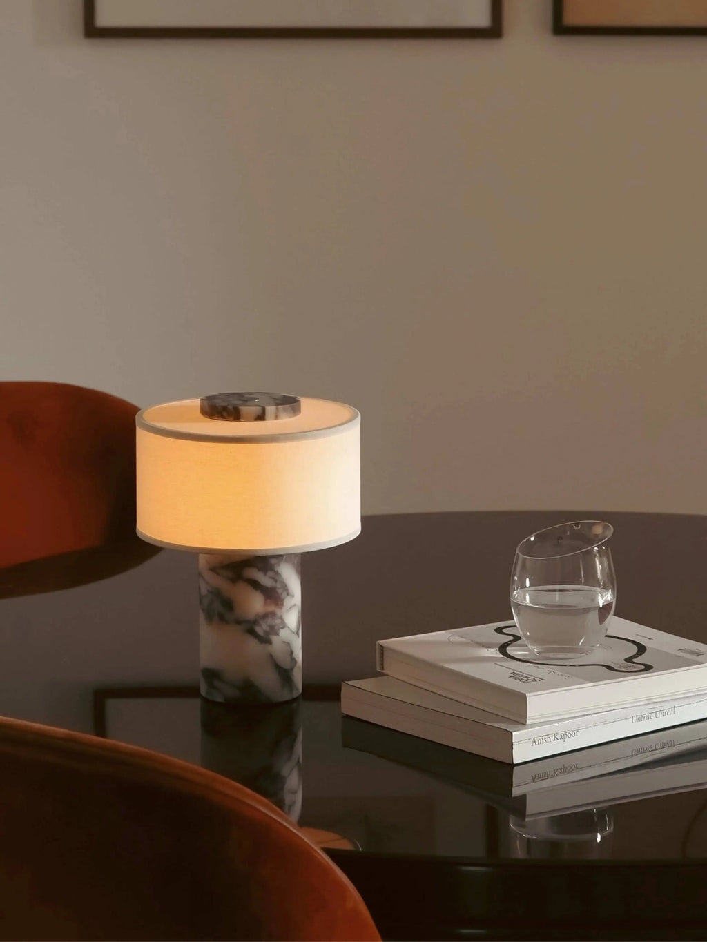 AurÃ­e Portable Lamp | Calacatta Viola Blossholm