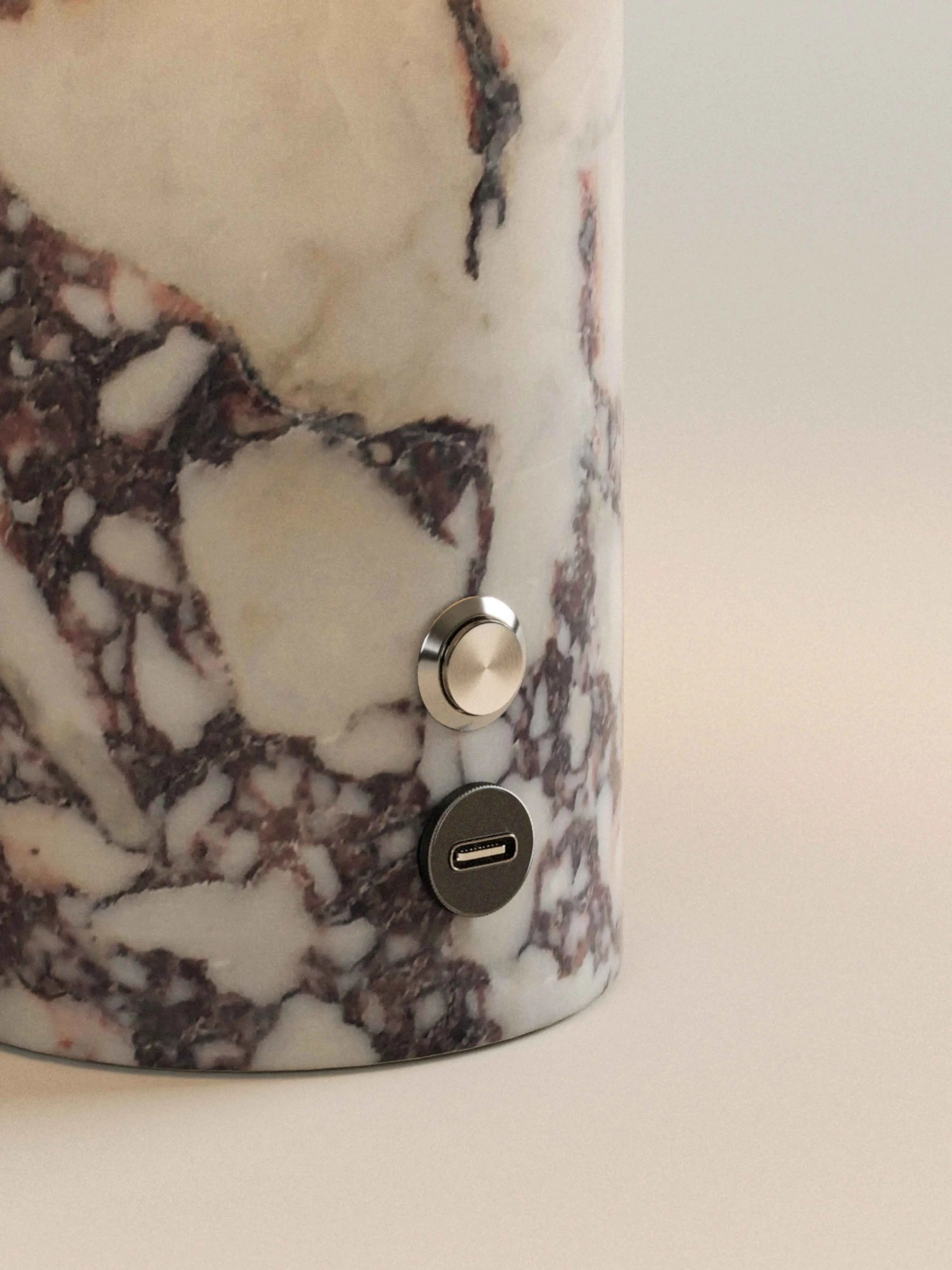 AurÃ­e Portable Lamp | Calacatta Viola Blossholm