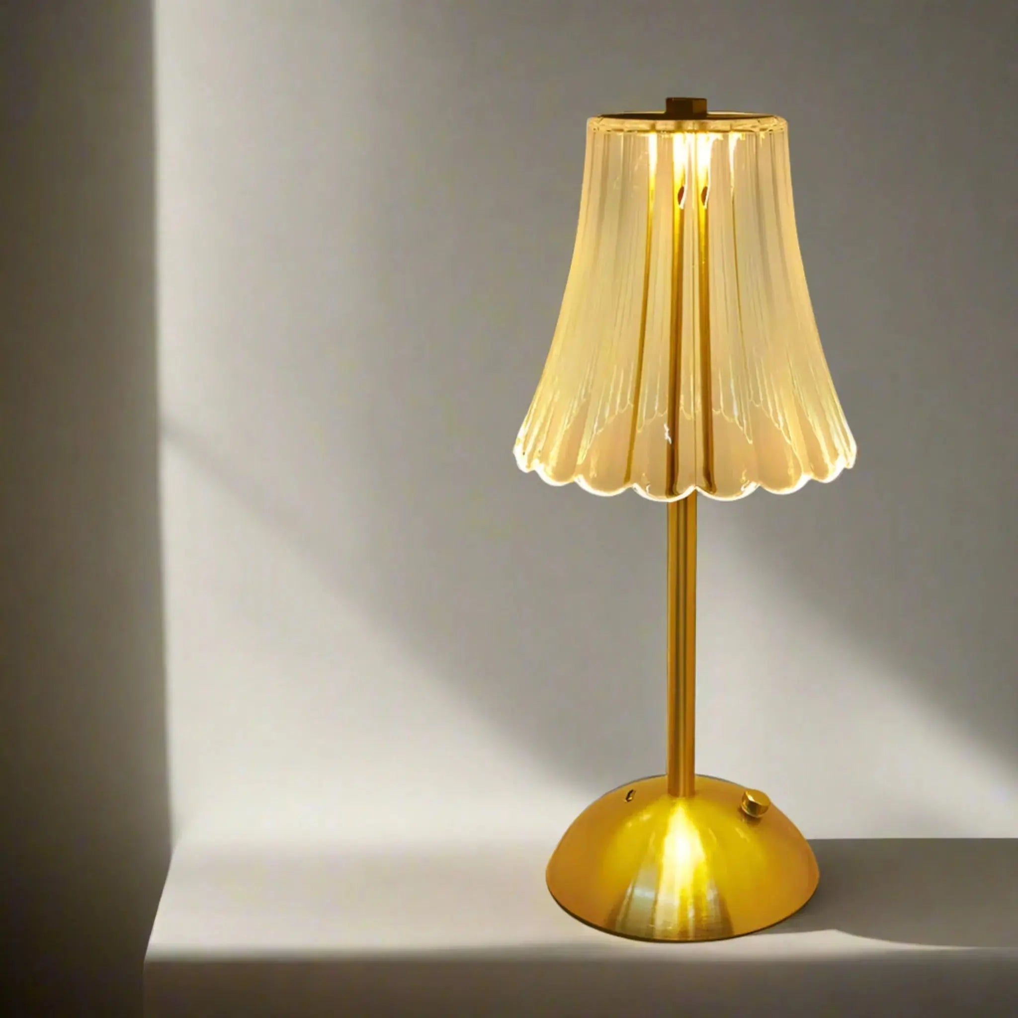 LumiCrystal Rechargeable LED Table Lamp Baskoraa.com