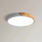 Scandinavian Wooden LED Ceiling Light Fixture â€“ Modern Flush Mount Design for Cozy Ambiance Lasson Living