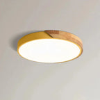 Scandinavian Wooden LED Ceiling Light Fixture â€“ Modern Flush Mount Design for Cozy Ambiance Lasson Living
