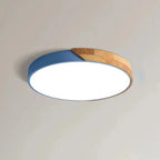 Scandinavian Wooden LED Ceiling Light Fixture â€“ Modern Flush Mount Design for Cozy Ambiance Lasson Living